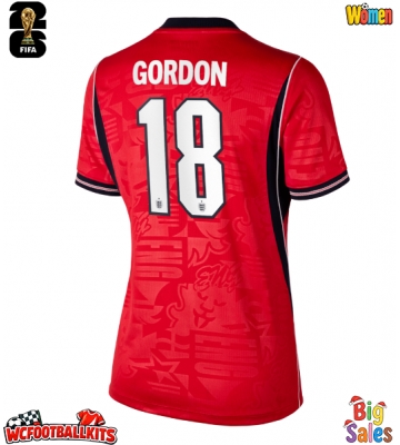 England Anthony Gordon #18 Replica Away Stadium Shirt for Women World Cup 2026 Short Sleeve
